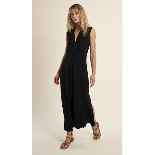 Robe Moulante Arden B. Noire, Col Tortue, Sans Manches, Taille XS – Très Bon état