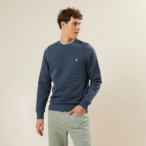 Sweat coton donzy bleu Faguo La Redoute