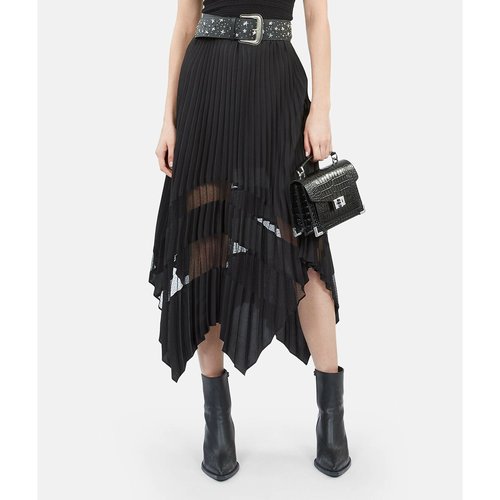Jupe longue asymetrique The Kooples noir La Redoute