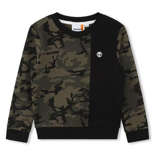 Camo print sweatshirt outlet