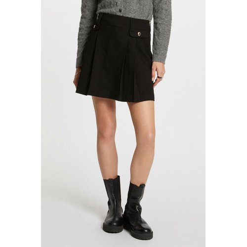 Jupe courte avec plis noir Morgan La Redoute
