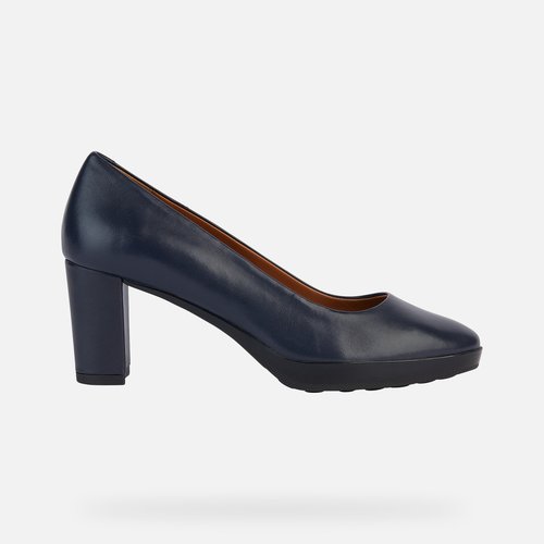 Escarpins d walk pleasure 60 bleu marine Geox La Redoute