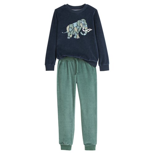 Cotton cuffed pyjamas outlet