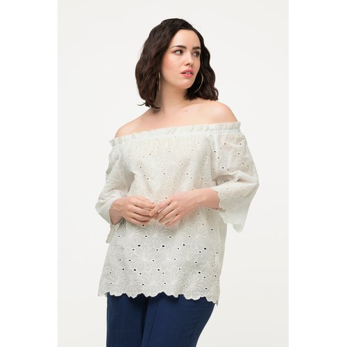Blouse encolure carmen hotsell