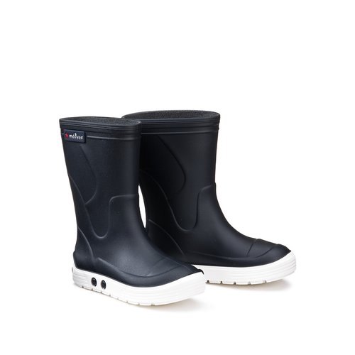 Kids airport wellies navy blue Meduse La Redoute