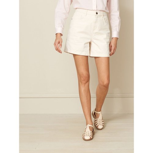Short jean en coton biologique beige Cyrillus La Redoute
