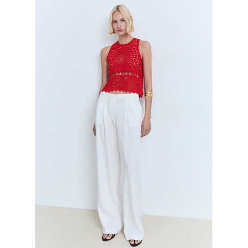 Top Bretelles Rouge Mango Taille M - Très Bon état