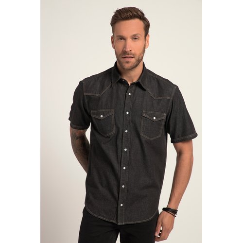 Chemise en jean noir shop