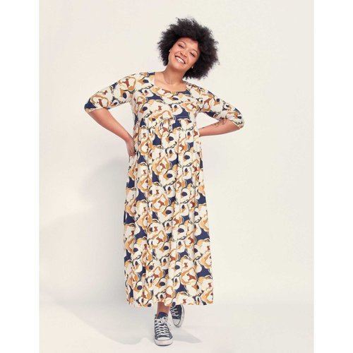Robe longue imprimee evasee fluide tala La Fiancee La Redoute