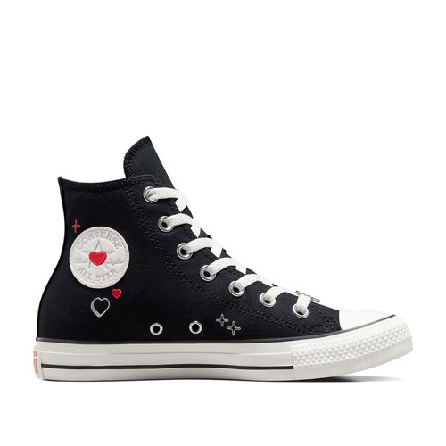 Converse all star black red new arrivals