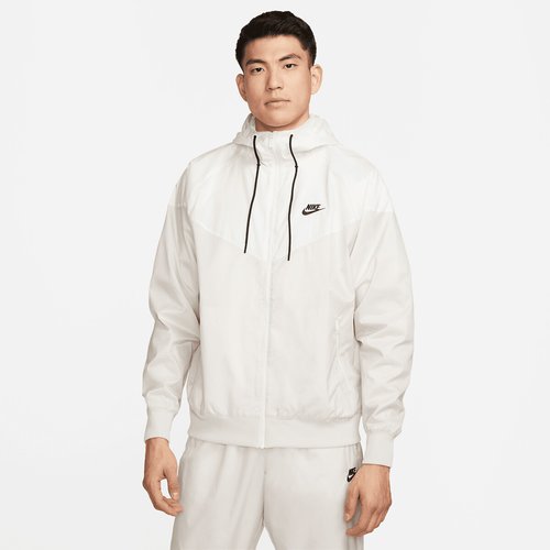 Coupe vent bicolore woven blanc beige Nike La Redoute