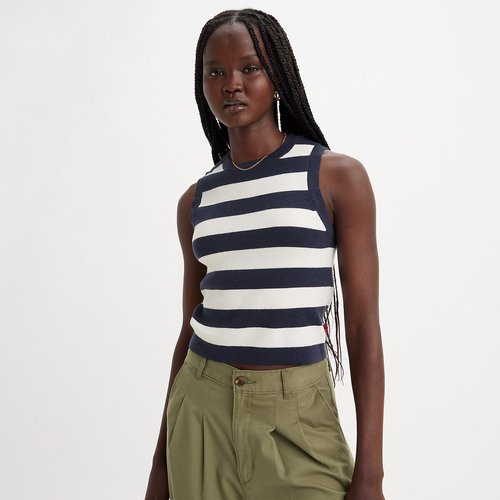 Black and white striped shirt with vest outlet