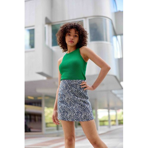Jupe droite jacquard new arrivals