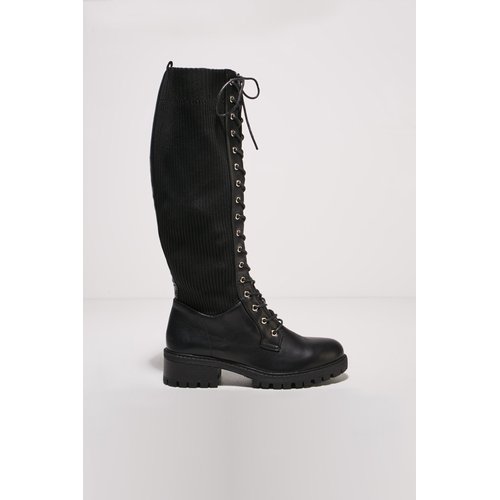 Bottes hautes lacets online