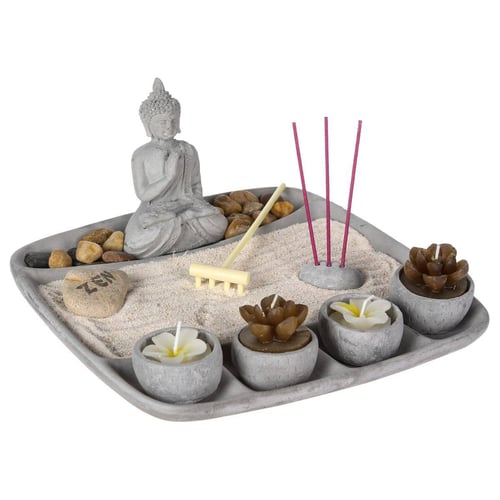 Atmosphera Jardin Zen Avec Grelots - 15x16,5 Cm - Décoration Intérieure Apaisante