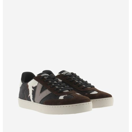 Victoria Shoes BERLIN TENNIS - Sneakers basse - leopardo/marrone