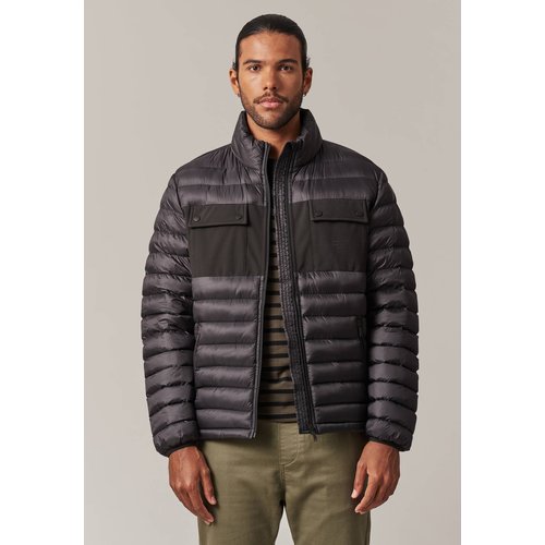 Doudoune fine matelassee pour homme et doublure en polyester sawyer noir Deeluxe La Redoute