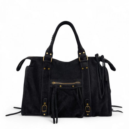 Jérôme Dreyfuss Sac Léon L - Cuir Suédé Olive