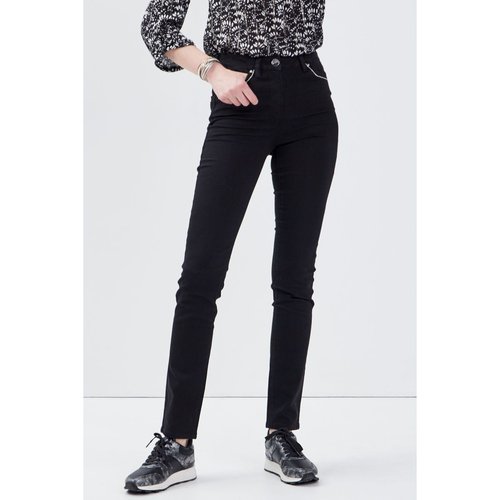 Pantalon ajuste taille haute noir Breal La Redoute
