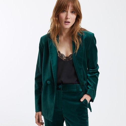 Blazer en velours coupe ample signature paule La Redoute Collections La Redoute