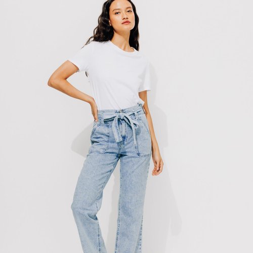 Jean taille haute jean clair Promod La Redoute