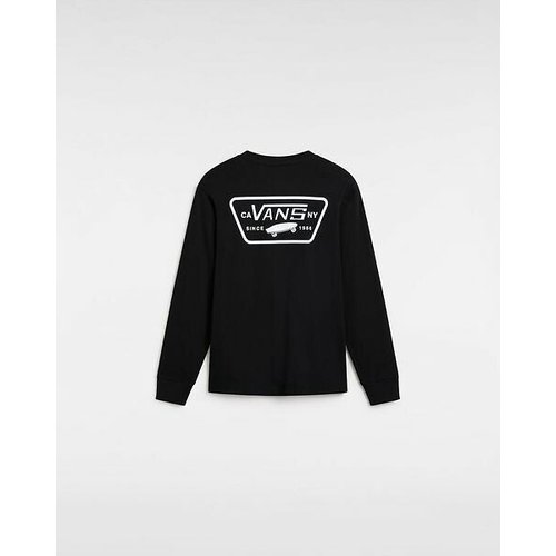 T shirt a manches longues noir blanc Vans La Redoute