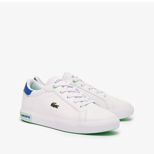 Sneakers basse powercourt cader bianco blu Lacoste La Redoute