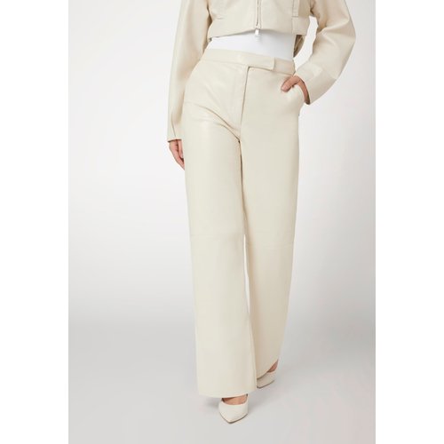 Guess pantalon jambe large similicuir Guess La Redoute
