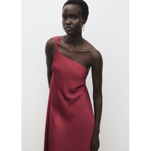 Robe Tunique Mango Grise - Taille XS (36/38) - Viscose - Style Liquette - Occasion Très Bon état