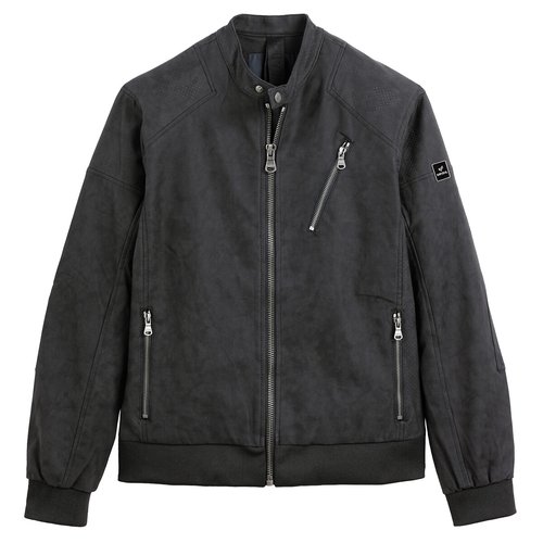 Nino zip up bomber jacket black Kaporal La Redoute