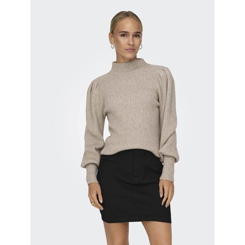 Puff shoulder jumper top