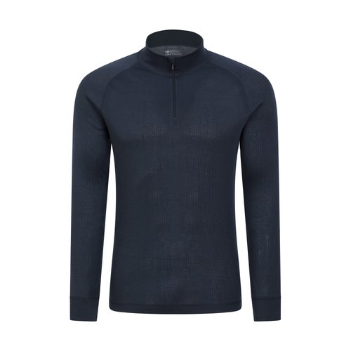 Haut Thermique Mountain Warehouse Femme Laine Mérinos Noir - Taille 6 (UK) Neuf