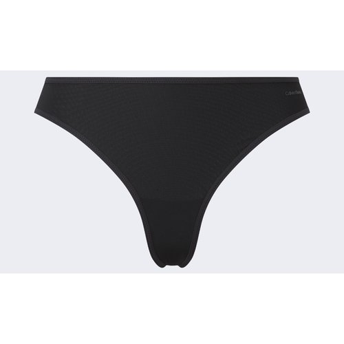 Tanga com marca a frente preto Calvin Klein Underwear La Redoute