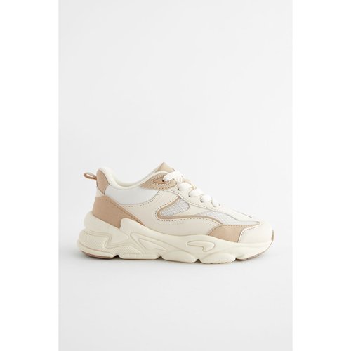 Grosses baskets a lacets coupe classique blanc neutre Next La Redoute