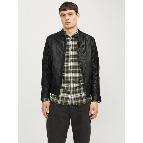 Veste cuir la redoute best sale