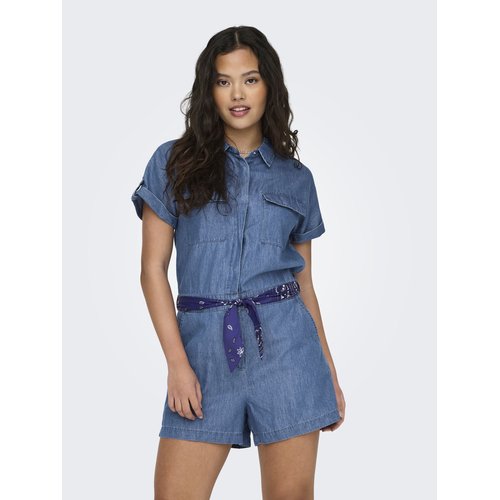 Coupe regular onlcosmo loose fit salopettes en jean medium blue denim Only La Redoute