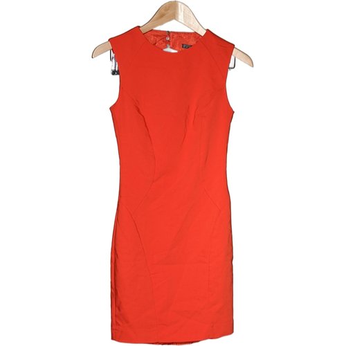 Robe orange zara discount
