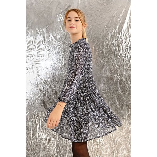 Petite robe imprimee bleu Molly Bracken Girl La Redoute