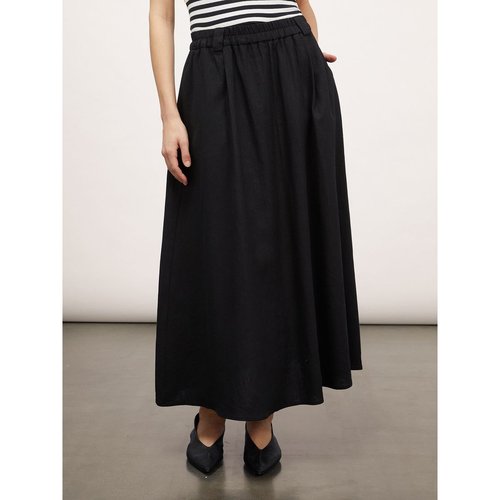 Jupe lin longue shop