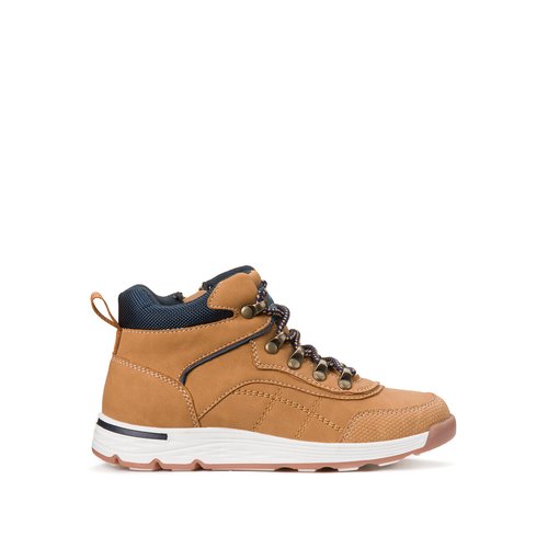 Kids high top trainers camel La Redoute Collections La Redoute