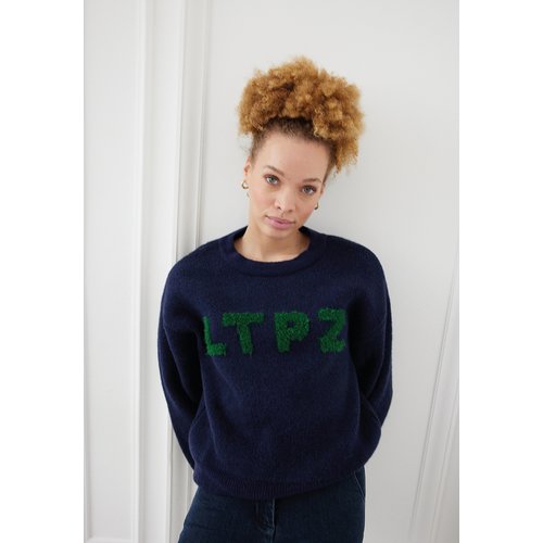 Pull avec ecriture ltpz en relief chaudon Les Tropeziennes Par M Belarbi La Redoute