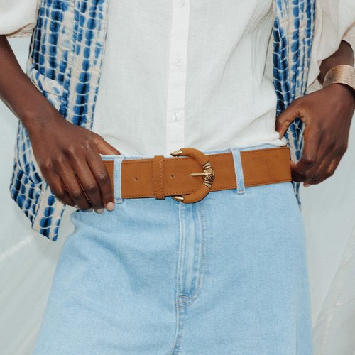 Ceinture dorée promod top