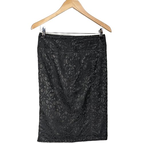 Jupe mi longue tres bon etat noir Camaieu La Redoute