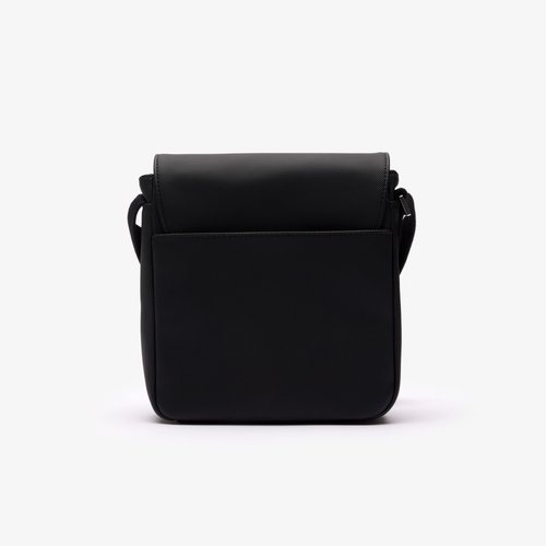 Sacoche a rabat noir 000 Lacoste La Redoute