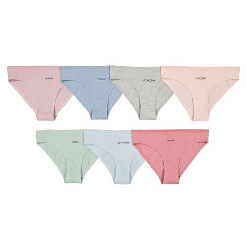Slip femme jour de la semaine discount