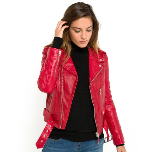 Perfecto en cuir d agneau lcw8600 Schott La Redoute