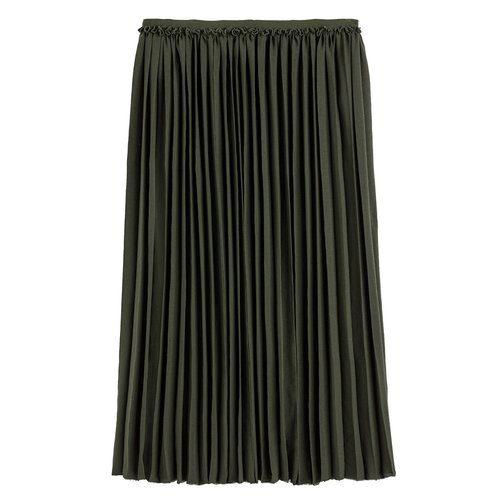 Jupe plissée midi verte sales