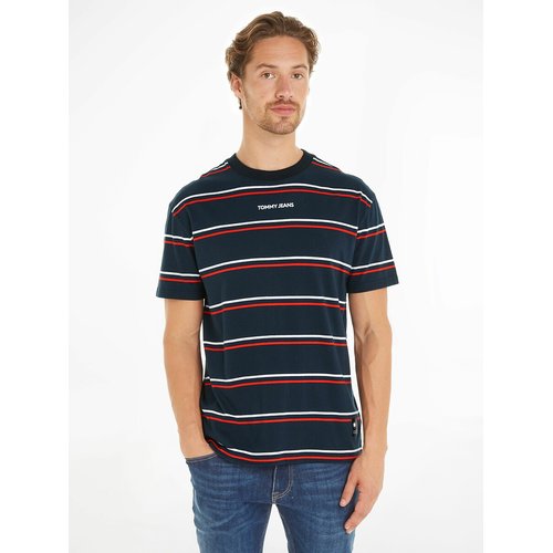 Stripe hilfiger tee sales