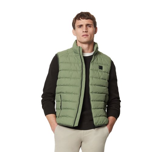Gilet matelasse regular en qualite recyclee vert fonce Marc O polo La Redoute