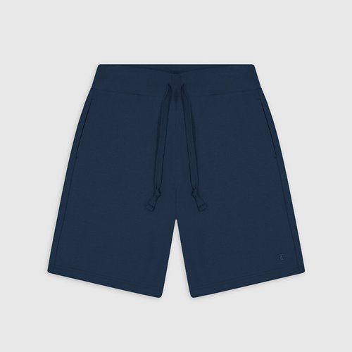 Small embroidered logo shorts navy blue Champion La Redoute